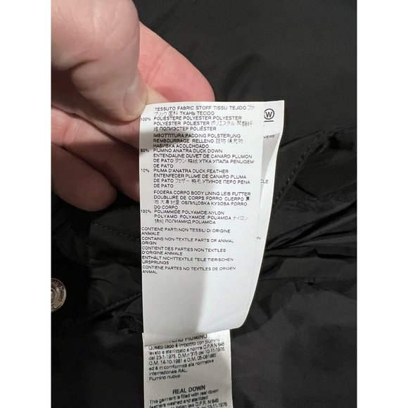 DSQUARED2 Mens Black Puffer Quilted Down Jacket Sz 50/Large NWT S74AM1097 - Picture 13 of 16